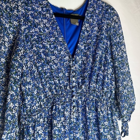 Taylor Floral-Print A-Line Dress - Picture 5 of 11